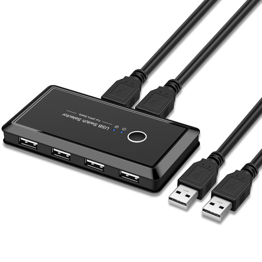 USB Two-In Four-Out Splitter for Multi-Device Connectivity Use Global swanky 1