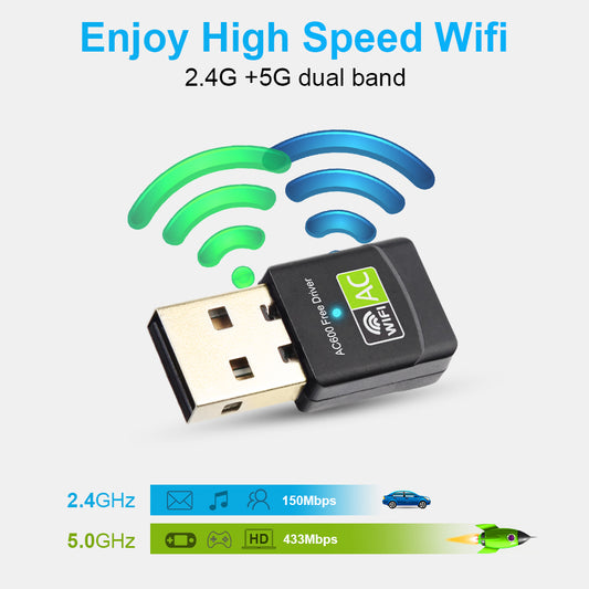  USB Wireless Network Card for Fast WiFi Internet Connection Global swanky 3
