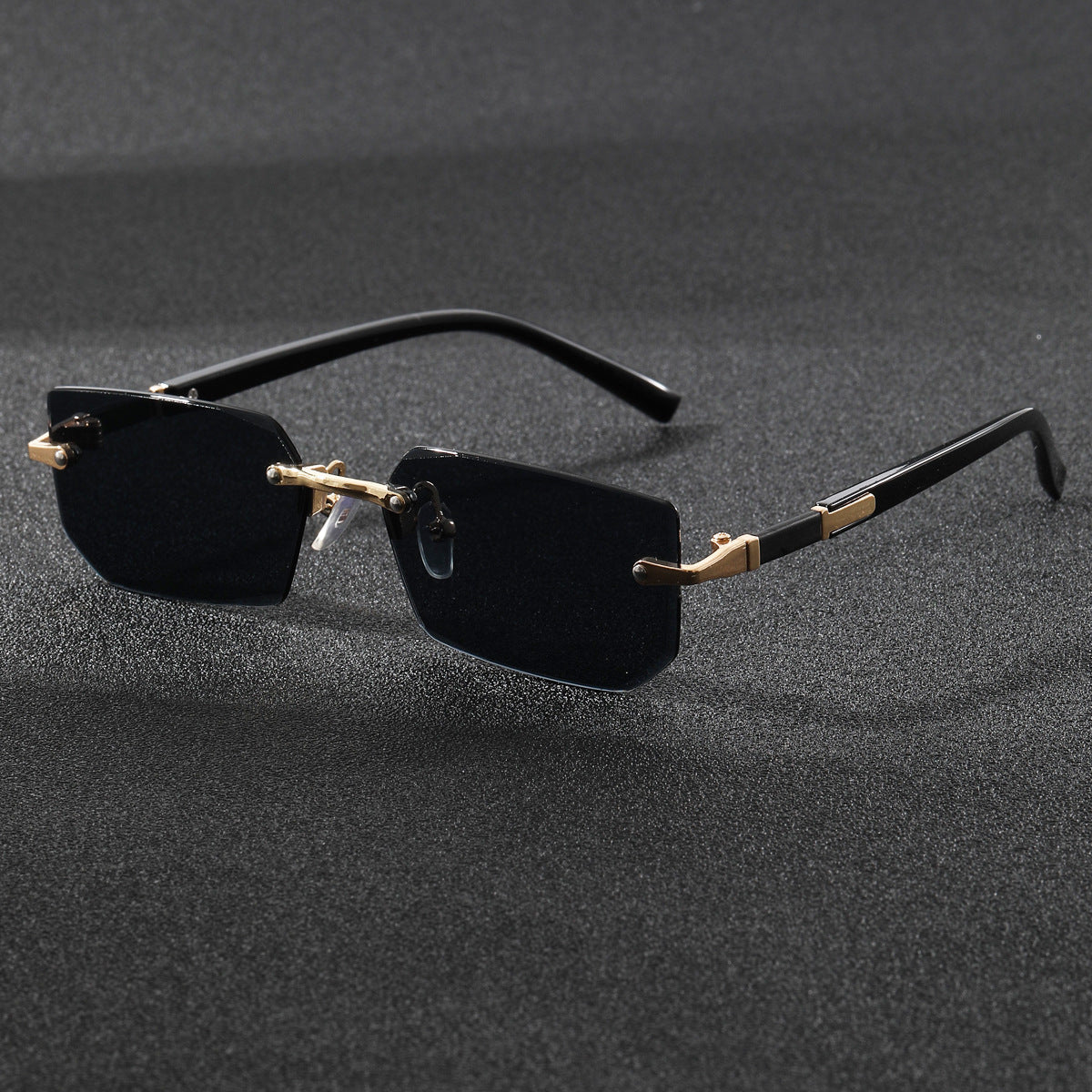 UV400 Frameless Metal Sunglasses for Stylish Sun Protection globalswanky 1