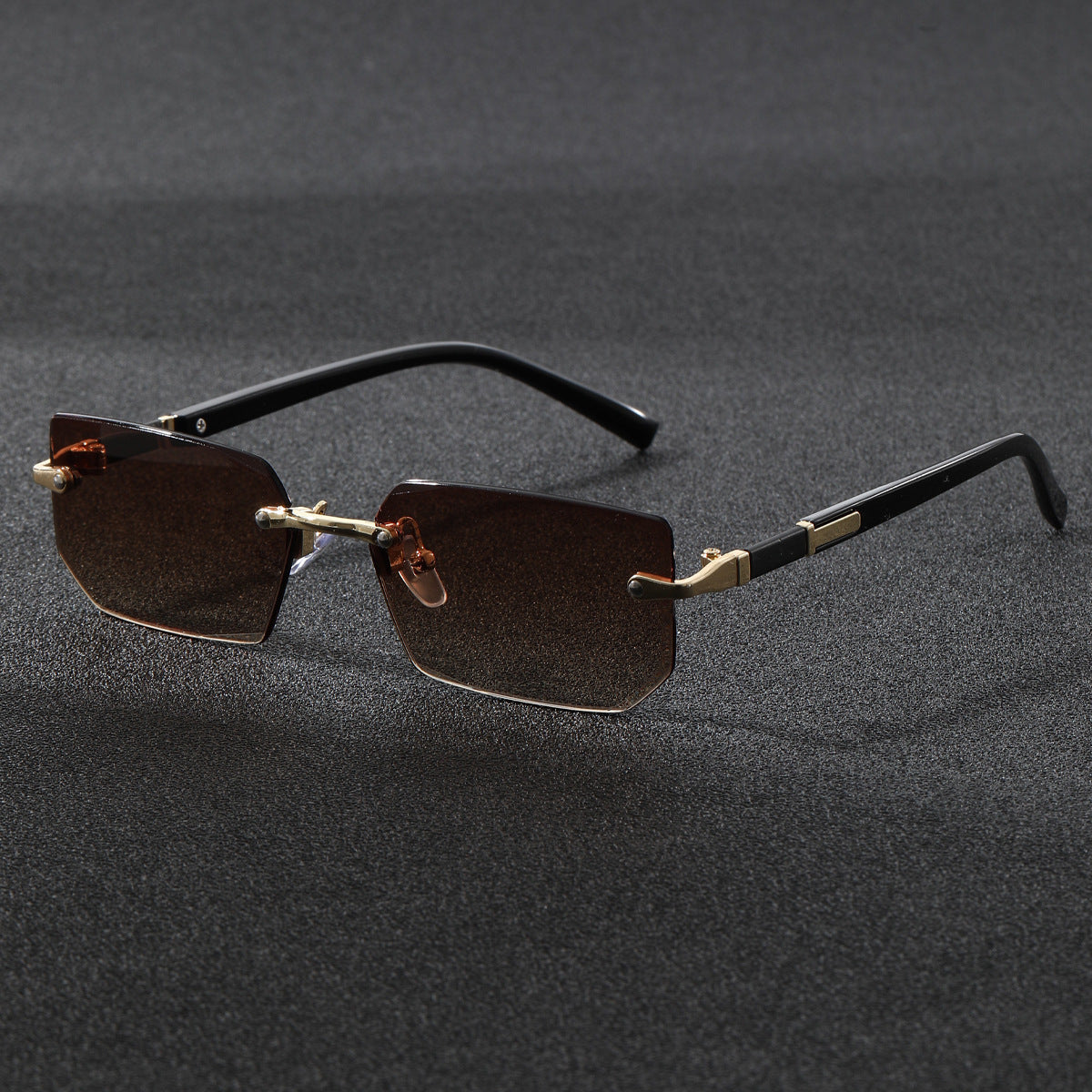 UV400 Frameless Metal Sunglasses for Stylish Sun Protection globalswanky 2