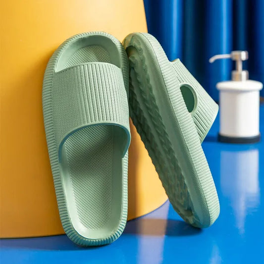 Ultra Soft Cloud Slippers Cozy Pillow Slides Anti-Slip Sole 
global-swanky 2