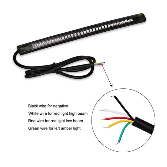 Universal Flexible LED Strip Tail Stop Light Motorcycle global swanky 2