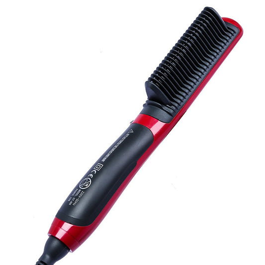 Use Red Hair Straightener with Automatic Temperature Control globalswanky 03