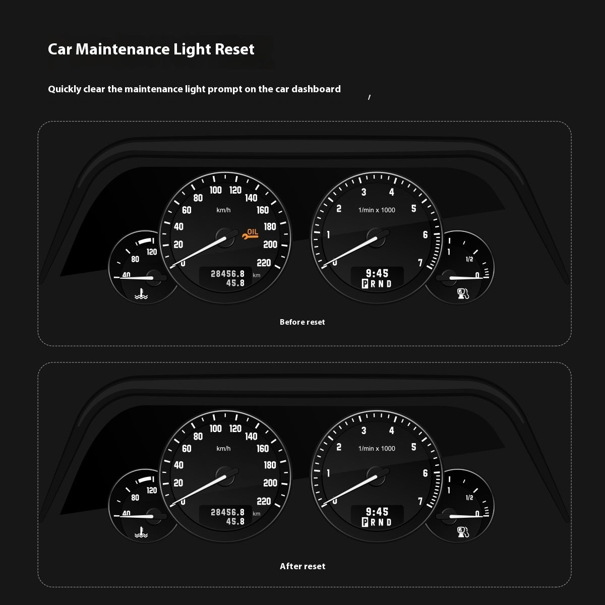 Vehicle Maintenance Light Reset Tool for Failure Diagnosis Aid Global swanky 2