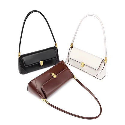Vintage PU Baguette Shoulder Bag for Chic Underarm Style US Global Swanky 2
