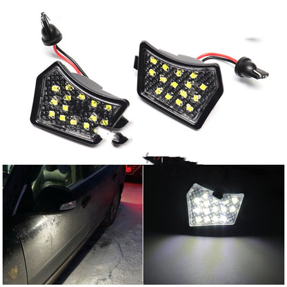 Volvo Jaguar LED Under-Mirror Floor Lights for Clear Entry Aid Global swanky 1