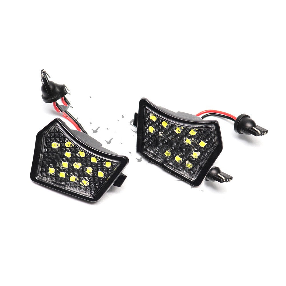 Volvo Jaguar LED Under-Mirror Floor Lights for Clear Entry Aid Global swanky 2