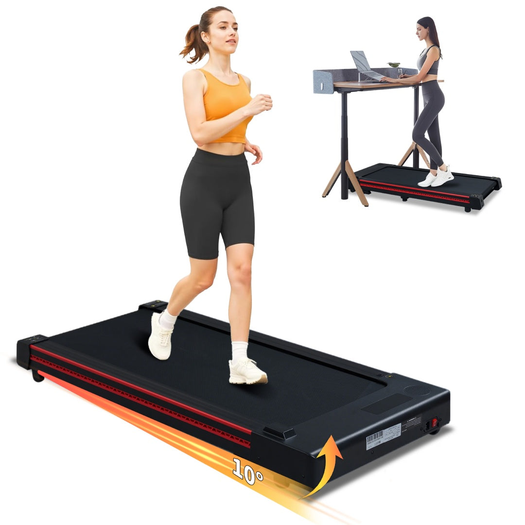 Walking Pad Treadmill with 10 Incline Remote 3HP Home Motor global swanky 1