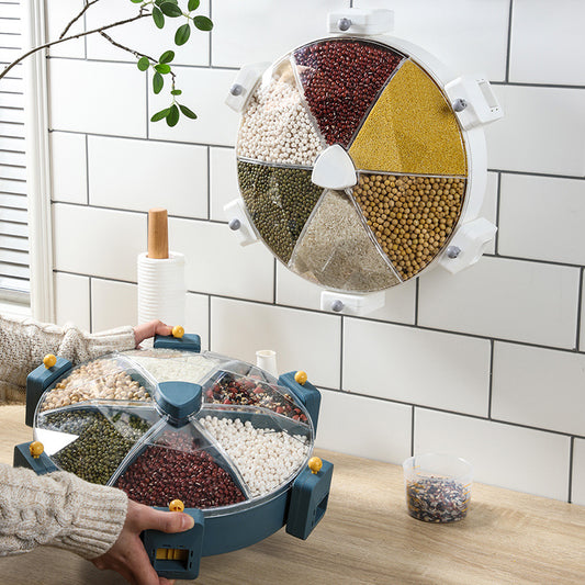  Wall-Mounted Grain Dispenser Rotating Dry Food Cereal Gadget
global-swanky 1