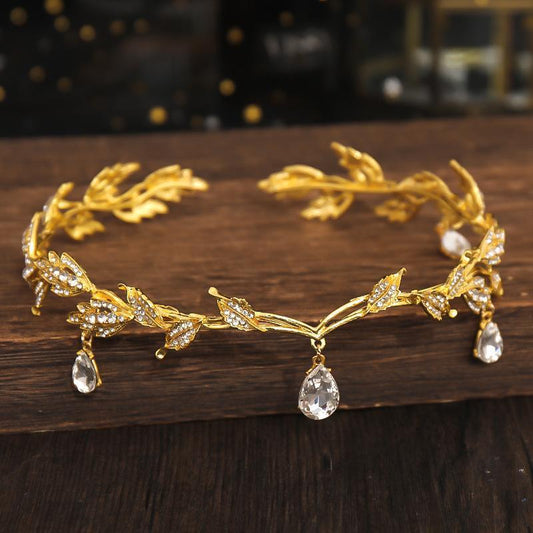 Water Drop Crown Forehead Ornament – Elegant & Stylish Global Swanky 3