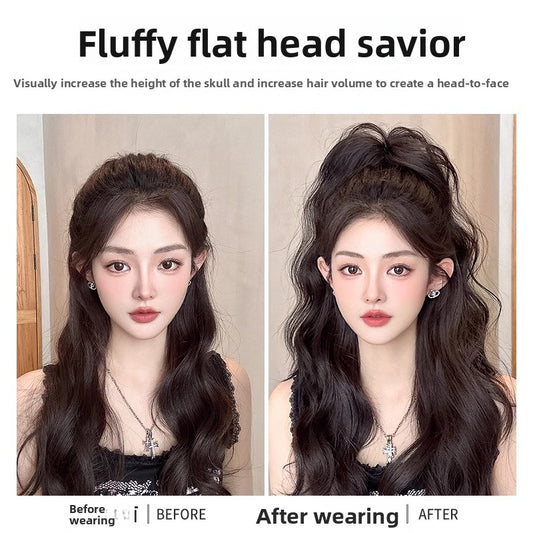 Waterfall Half Tie Clip On Ponytail Wig for a Natural Look Global Swanky 02