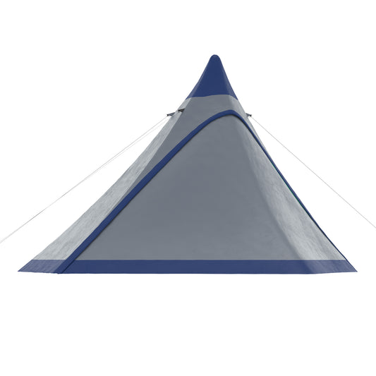 Waterproof Teepee Camping Hiking Tent with Porch – 2–3 Person Outdoor Shelter Global swanky 3