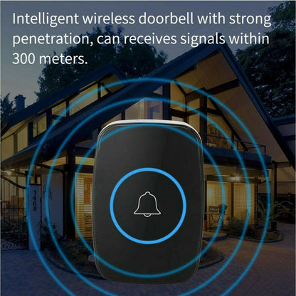 Waterproof Wireless Doorbell with 1000ft Long Range Home Signal Global swanky 2