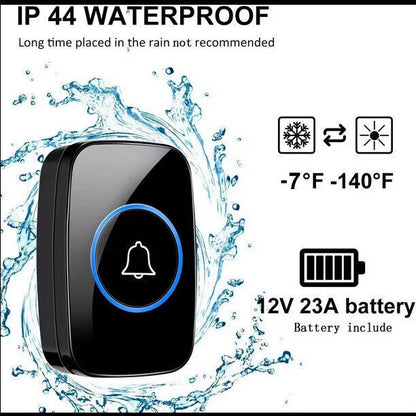 Waterproof Wireless Doorbell with 1000ft Long Range Home Signal Global swanky 3