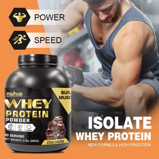 Whey Protein Powder 5Lbs Chocolate Strawberry Vanilla Matcha globalswanky 01