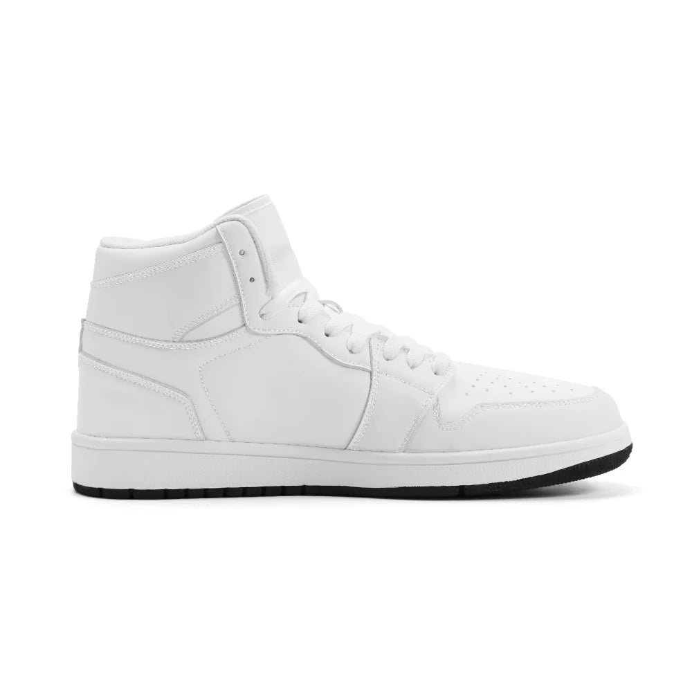 White High-Top Lace-Up Basketball Shoes – Customizable Design
global-swanky 1