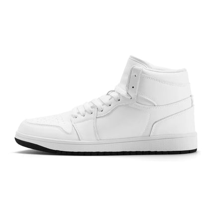 White High-Top Lace-Up Basketball Shoes – Customizable Design
global-swanky 2