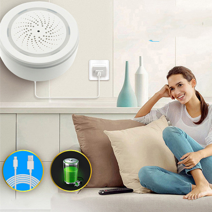 WiFi Alarm for Home Safety with Wireless Sound & Light Alerts Global swanky 1