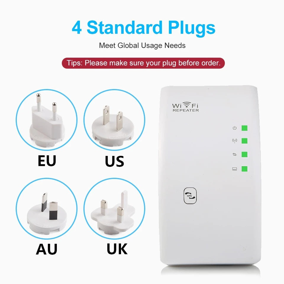 WiFi Signal Amplifier Network Repeater Router for Home Use globalswanky 03