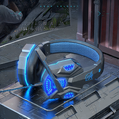 Wired Gaming Headset With Microphone for PC Console Gear Setglobalswanky 03