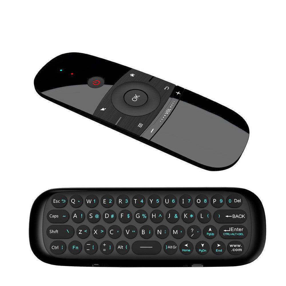 Wireless Air Mouse Keyboard Remote – 2.4GHz Rechargeable W1  global swanky 1