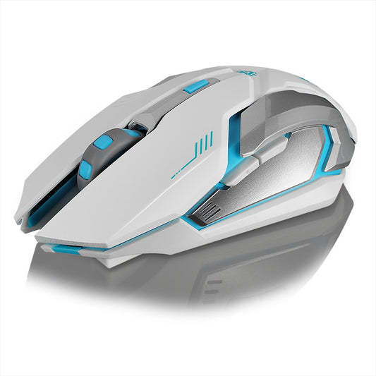 Wireless Gaming Mouse with 5 Buttons, LED Breathing & DPI Control Mute globalswanky 02