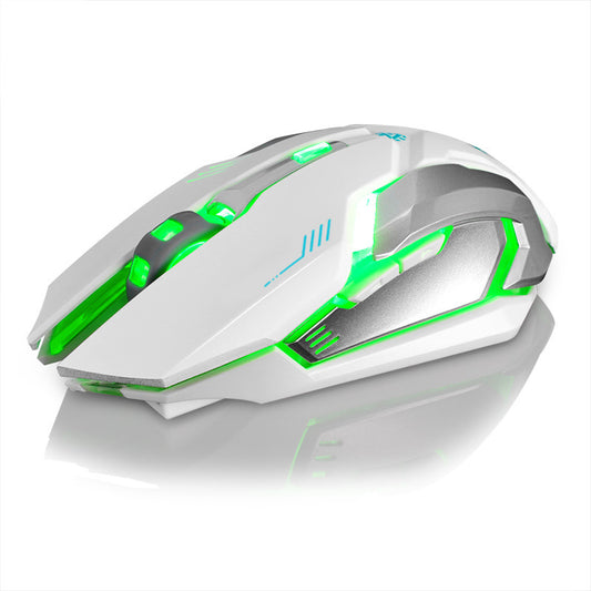 Wireless Gaming Mouse with 5 Buttons, LED Breathing & DPI Control Mute globalswanky 03