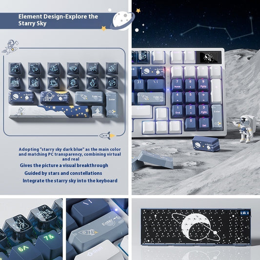 Wireless Mechanical Keyboard Three-mode Bluetooth – Durable global swanky 2