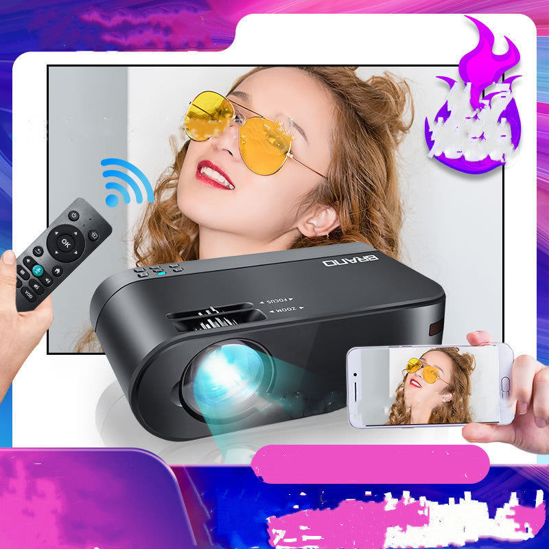 Wireless Mobile Phone Projector with Portable Screen Mirroring Global swanky 2