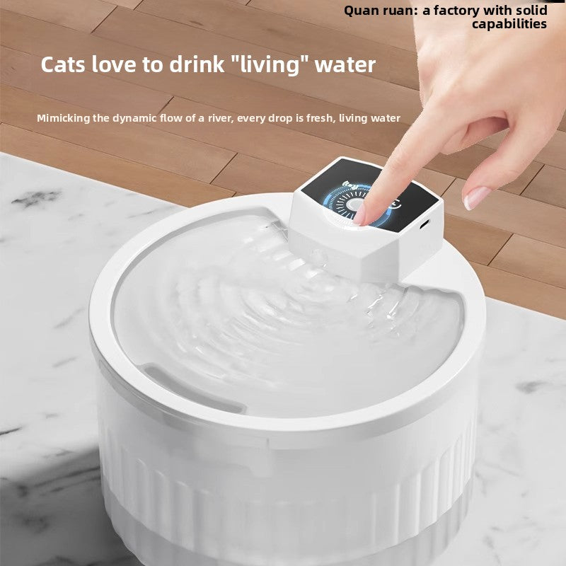 Wireless Sensor Cat Water Fountain for Fresh Pet Water Global Swanky 1