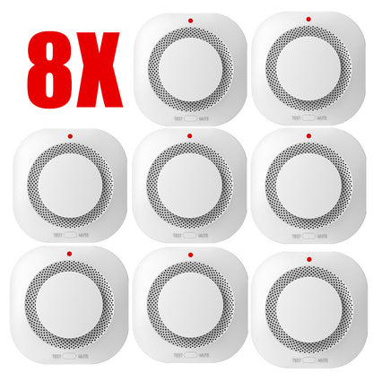 Wireless Smoke Alarm Detector with Reliable Fire Safety Alerts Global swanky 2