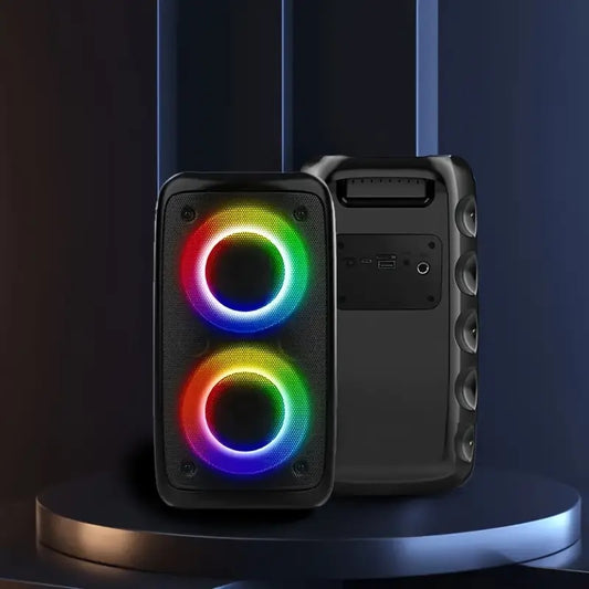 Wireless Stereo Speaker with Subwoofer – Party & Outdoor Ready global swanky 1