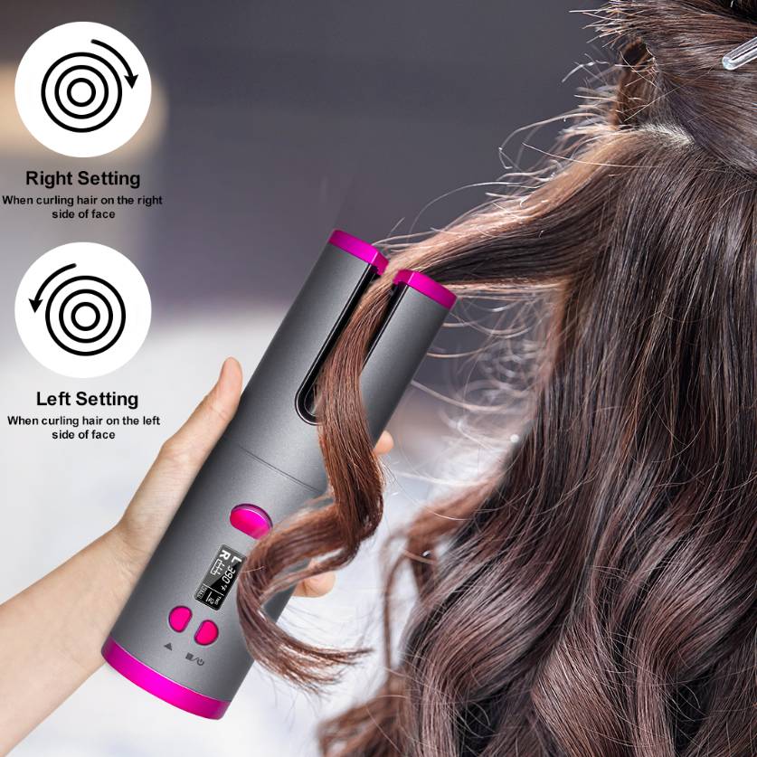 Wireless USB Curling Iron with Charging Function for Styling globalswanky 01