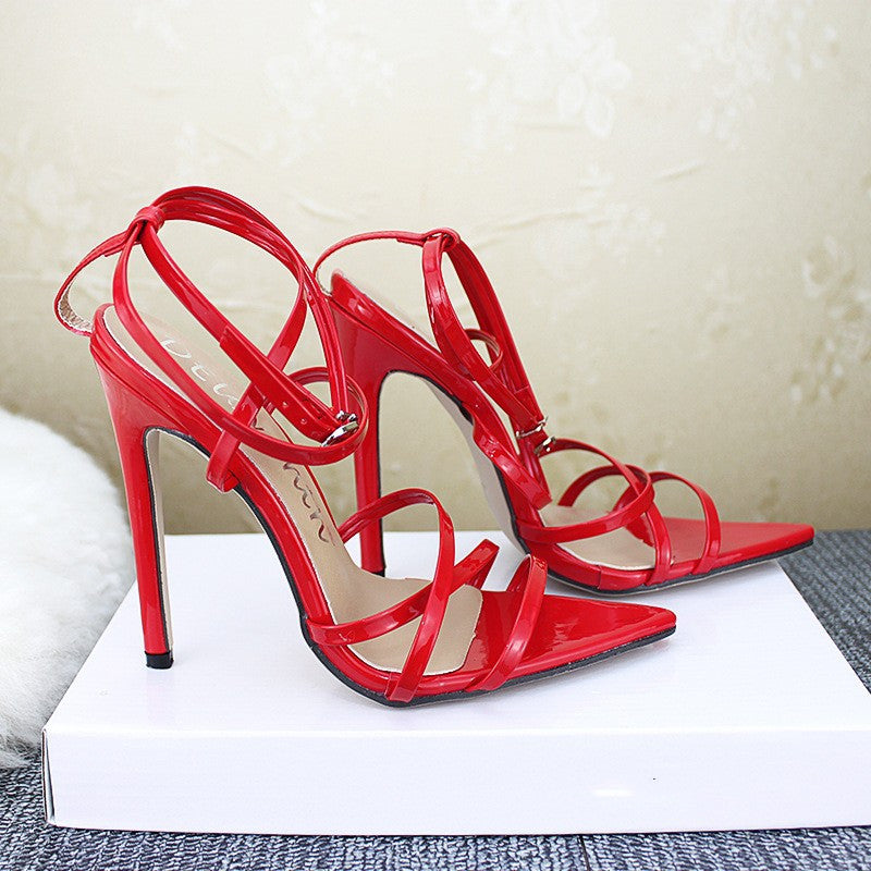 Women Heel Strap Sandals for Elegant Summer Comfort and Style Global swanky 2