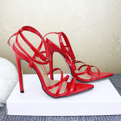 Women Heel Strap Sandals for Elegant Summer Comfort and Style Global swanky 2