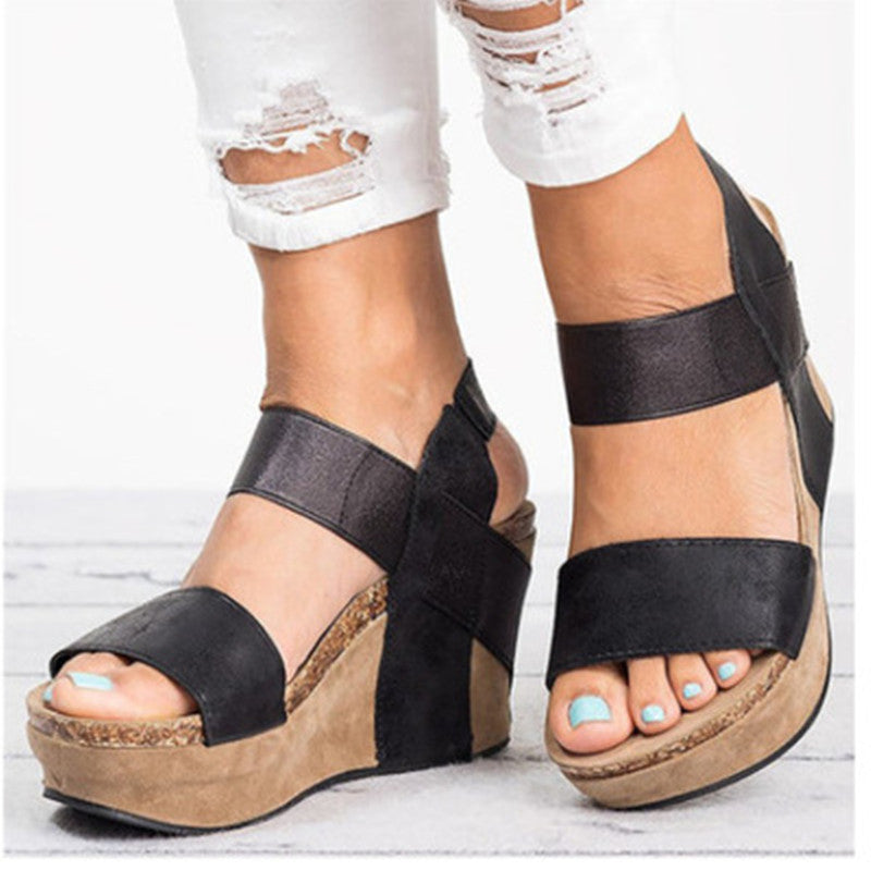 Women Wedge Sandals Stylish Daily Comfort Heel Wear Use Today Global swanky 1