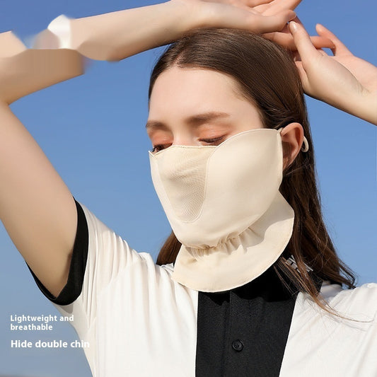  Women's  Chiffon Sunscreen Mask Outdoor Driving & Cycling
global-swanky 1