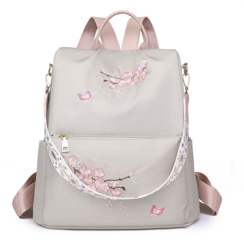 Women's Fashion Backpacks With Ethnic Embroidery Charm & Space Global swanky 3