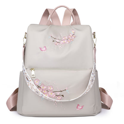 Women's Fashion Backpacks With Ethnic Embroidery Charm & Space Global swanky 3