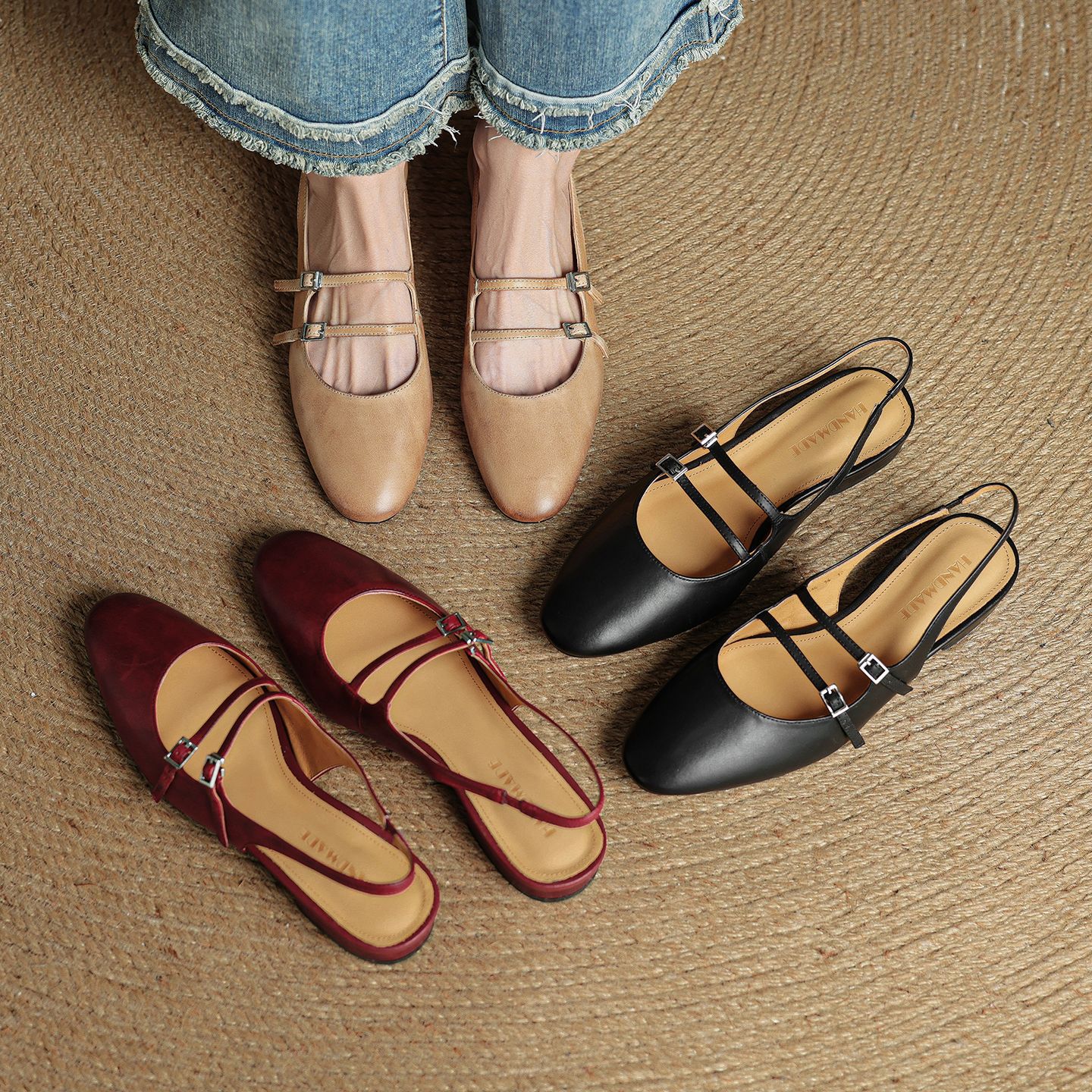 Women's Flat Sandals Soft Sole Single Strap Summer Wear global swanky 2