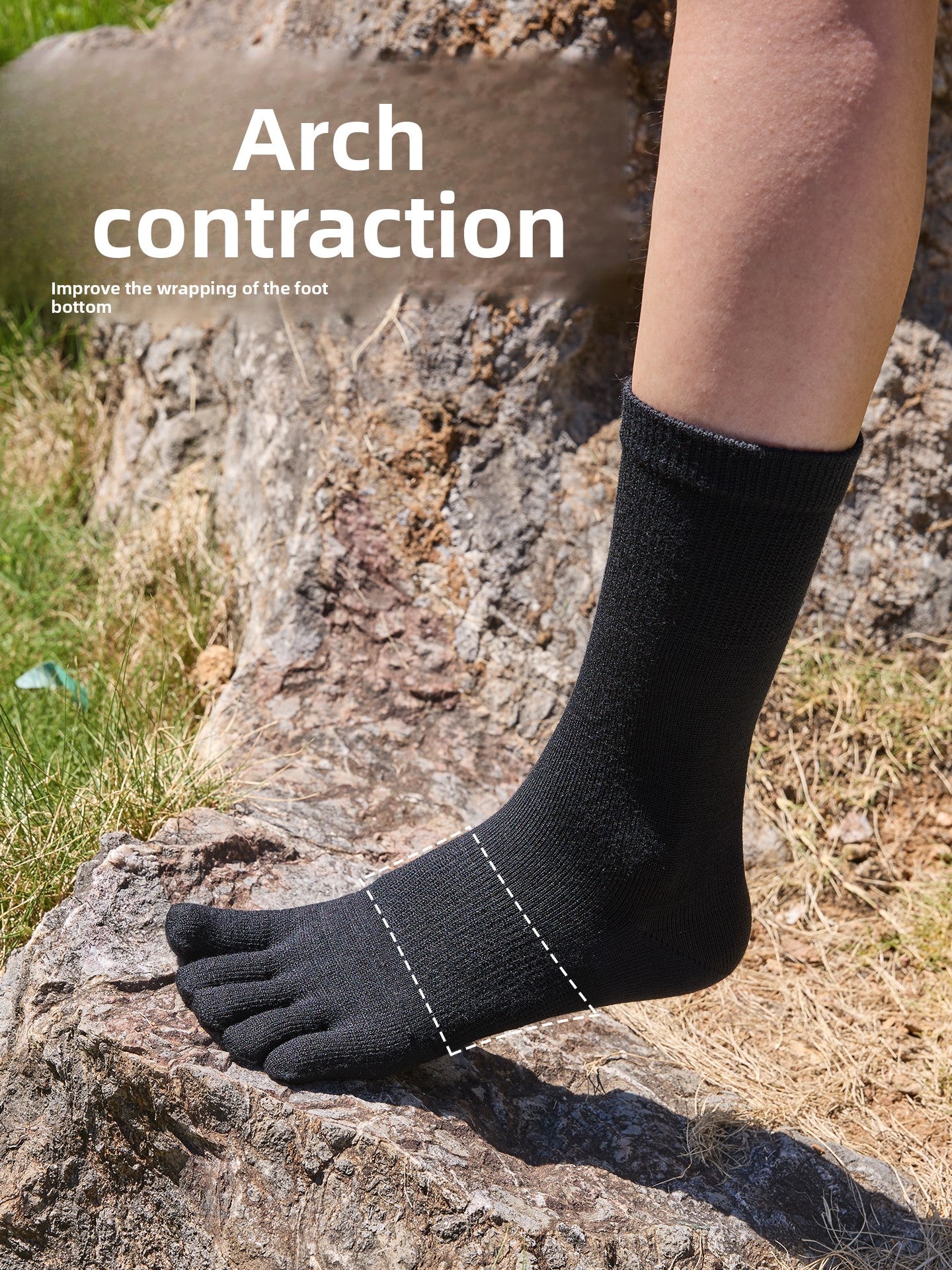Women's Merino Wool Five-Toe Sports Socks Warm Daily Wear globalswanky 02