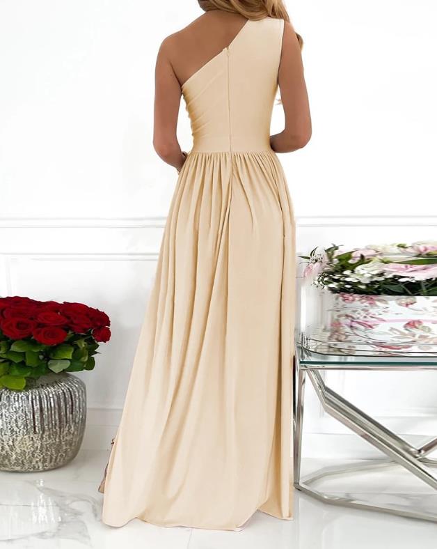 Women's One Shoulder Split Cutout Sleeveless Cocktail Dress
global-swanky 3
