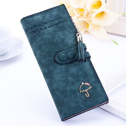 Women's Umbrella Purse Wallet With Long Zipper Storage Space Global swanky 2