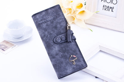 Women's Umbrella Purse Wallet With Long Zipper Storage Space Global swanky 3