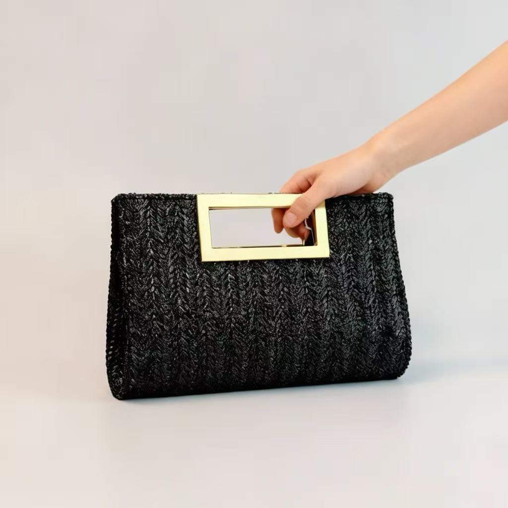 Womens Fashion New Woven Chain Clutch Bag for Parties & Events global swanky 3