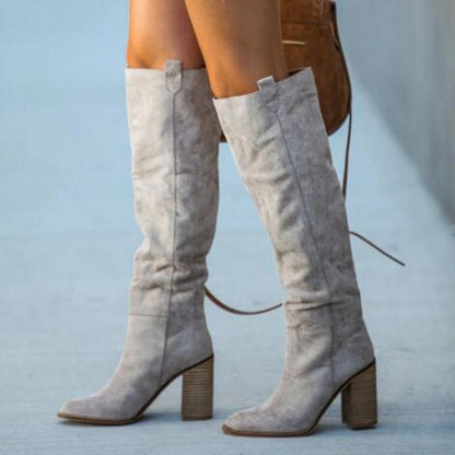 Womens High Boots for Stylish Winter Daily Comfort Wear Use global swanky 1