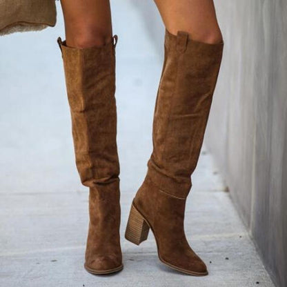 Womens High Boots for Stylish Winter Daily Comfort Wear Use global swanky 3