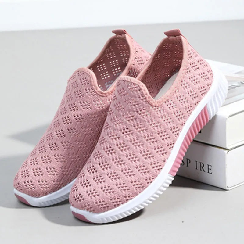 Womens Lightweight Casual Shoes Breathable Mesh Flat Footwear Global swanky 2