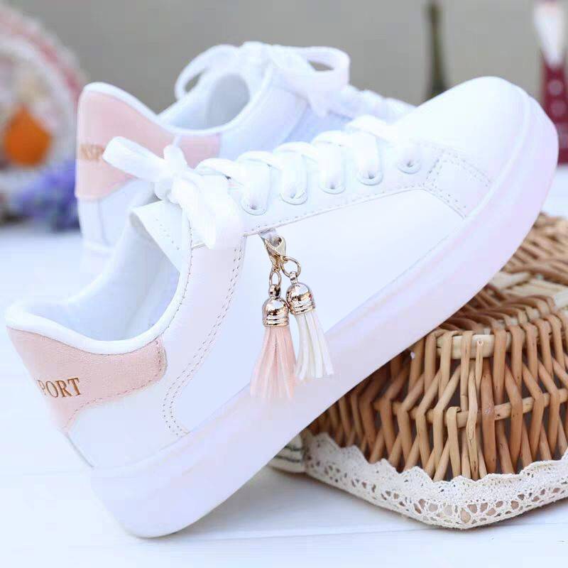 Womens Mesh White Shoes Breathable Korean Casual Sports Wear Global swanky 2