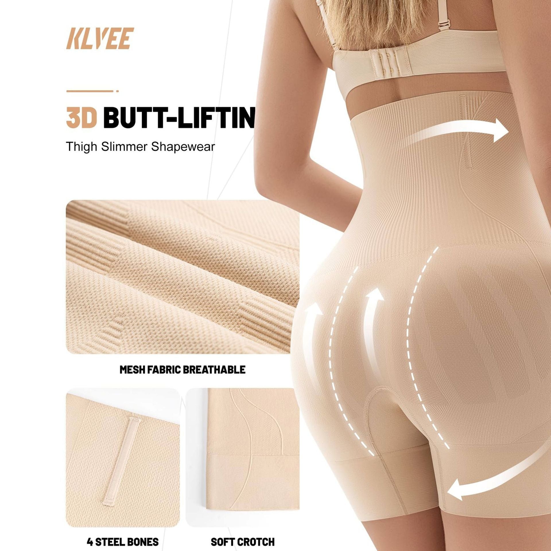 Womens Shapewear Shorts for Smooth Tummy Control Comfort Use globalswanky 03